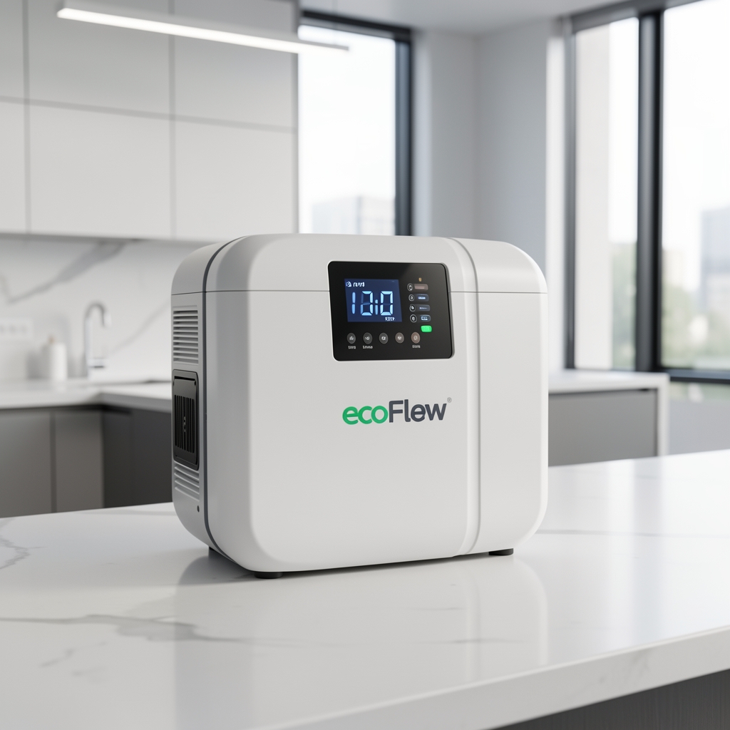 EcoFlow River 2 Pro taşınabilir elektrik üreteci beyaz kasalı