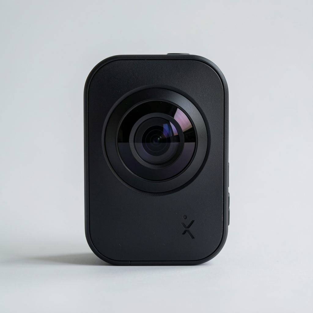 Insta360 X4 360 derece aksiyon kamera siyah tasarım kompakt boyut